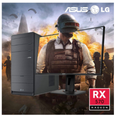  ASUS 27인치 게이밍 모니터 + LG 게이밍PC 라데온 RX 570(GTX 1060급) 그래픽